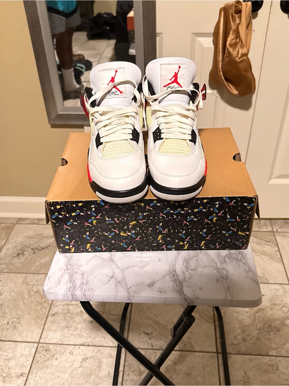 Jordan 4 Retro Red Cement